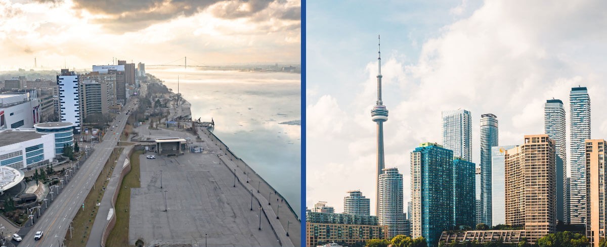 Windsor vs Toronto Comparison